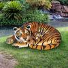 Design Toscano Life-Size Resting Bengal Tigress and Cub Statue NE120011